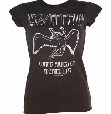 Ladies Led Zeppelin USA 1977 T-Shirt from