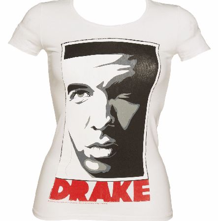 Amplified Vintage Ladies White Take Care Drake T-Shirt from