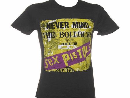 Amplified Vintage Mens Charcoal Sex Pistols Never Mind The