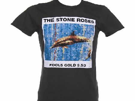 Amplified Vintage Mens Charcoal Stone Roses Fools Gold