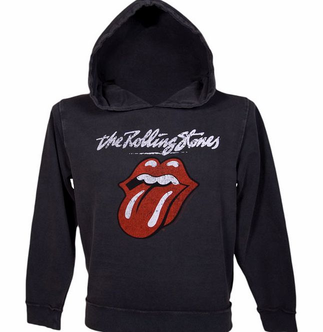 Amplified Vintage Mens Rolling Stones Tongue Hoodie from