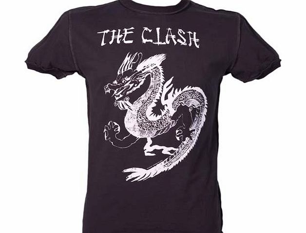 Amplified Vintage Mens The Clash Dragon T-Shirt from