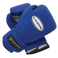 Ampro 14oz PVC Sparring Glove Blue