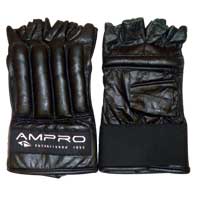 Ampro Fingerless Leather Bag Mitt Medium
