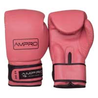 Ampro Ladies Sparring Gloves Pink 12oz