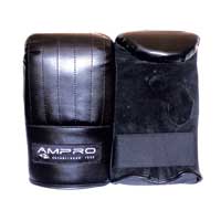 Ampro PU Bag Mitt Black Large