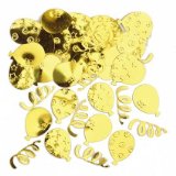 14g Gold Balloons table confetti - Fabulous Gold Balloons wedding party table confetti