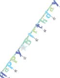 Letter Banner (2.2m long) - Happy Birthday Shimmer