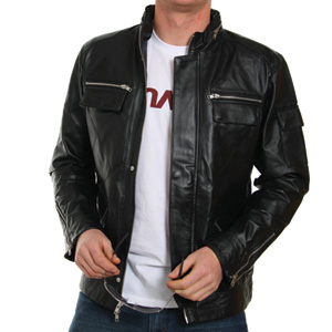Analog Ryder Leather jacket - Black