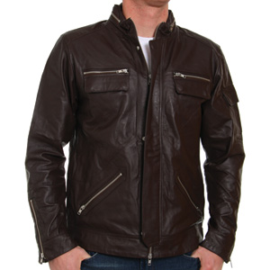 Ryder Leather jacket - Brown