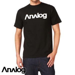Analog T-Shirts - Analog Analogo T-Shirt - Black