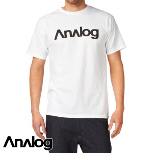 Analog T-Shirts - Analog Analogo T-Shirt - White