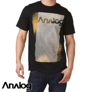 Analog T-Shirts - Analog Ripple T-Shirt - Black