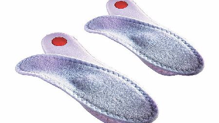 anatomical Nano Silver Deo Insoles - Twin Pack size 36
