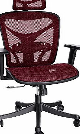 Ancheer  Mount Ergonomic Black Mesh Computer Office Chair Shipped fromDE-Testing reports for BIMFA(AN-EC004-Red)