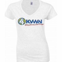 Anchor Man Network White Womens T-Shirt XX-Large