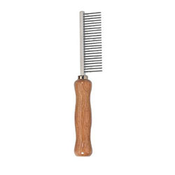 ancol Wooden Handle Comb - Coarse