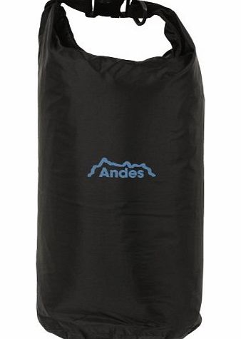 Andes Black Waterproof Kayak Dry Bag Sack Canoeing Camping Sailing Fishing 13.5L
