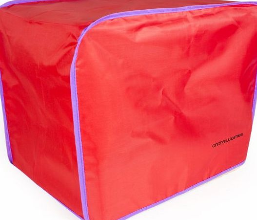 Andrew James Bread Maker Dust Cover Red - Suitable for all Andrew James, Panasonic And Kenwood Bread Maker