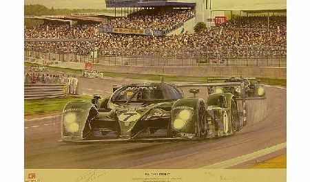 Le Mans 2003 Winners Bentley Signed Print