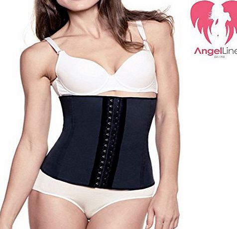 Angel Lines Waist Trainer Cincher Belly Vest - Reduce your size instantly - Black-XL