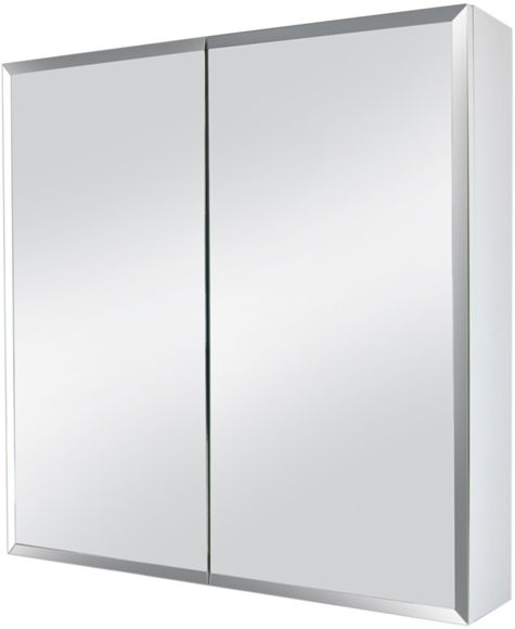 White Gloss Mirror Cabinet 1200x750mm