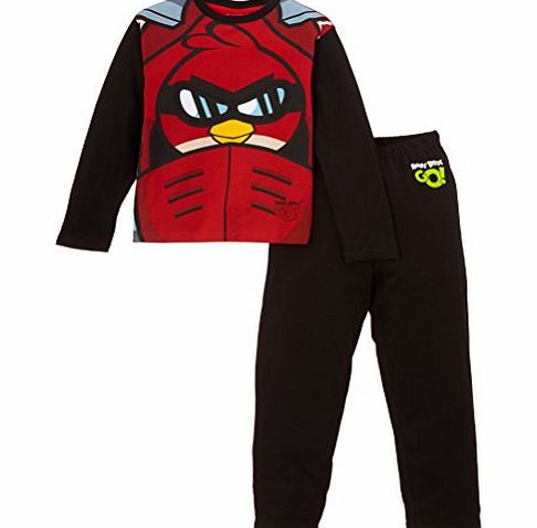 Angry Birds  Boys 44ABGON402 Pyjama Set, Black (Black/Red/Black), 5 Years