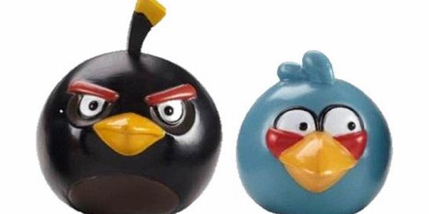 Angry Birds Collectable Figurines (Pack of 2, Blue/ Black)