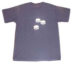 Biscuit print reversible t-shirt