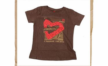 Animal Arrowhead Tee Chocolate