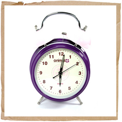 Animal Babs Alarm Clock Grape