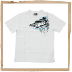 Animal Backbar Jnr Tee White