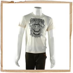 Animal Bogart  Tee Chalk