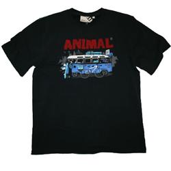 Animal Boys Cycad T-Shirt - Black