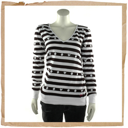 Animal E/Primrose Knit White