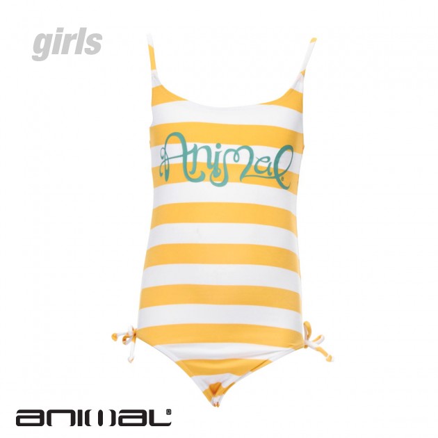 Animal Girls Animal Pommy Swimsuit - Mellow Yellow