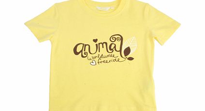 Animal Girls Girls Animal Beavis Crew Printed T-Shirt. Elfin