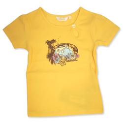 Girls Jnr Deena T-Shirt - Lemon Drop