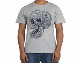 Animal Grey Marl Lowton Basic Tee (Size S-2XL)