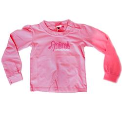 Animal Kids Dellow LS T-Shirt - Pink Carnation