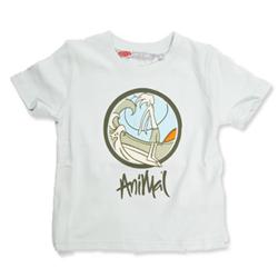 animal Kids Katwe T-Shirt - Misty Blue