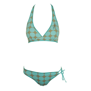 Animal Ladies Animal Bobby Benson Bikini. Blue Tint