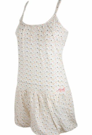 Animal Ladies Animal Leppard Dress A59 Antique White