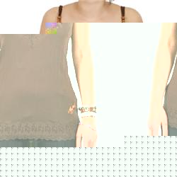 animal Ladies Gladys Strap Top - French Roast