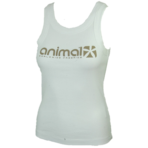 Animal Ladies Ladies Animal Cantrell Vest Top. White