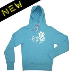 animal Ladies Rome Hoody - Blue Mist