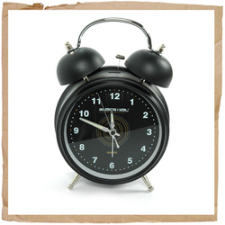 Animal Lugg Alarm Clock Black