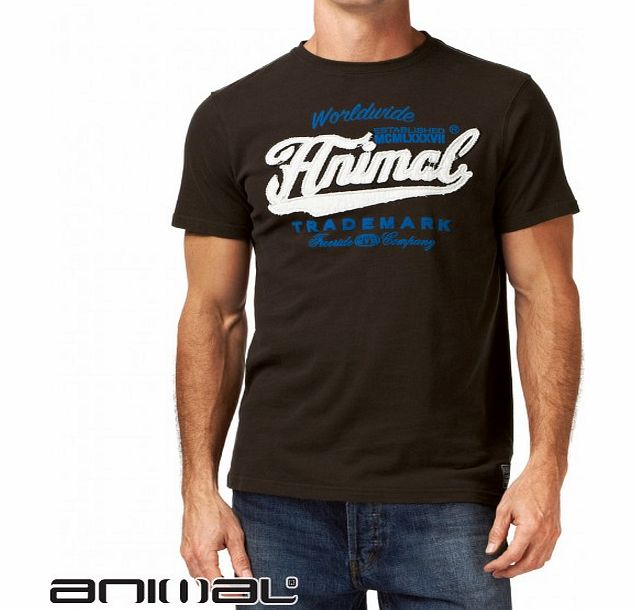 Animal Mens Animal Branson T-Shirt - Black Coffee