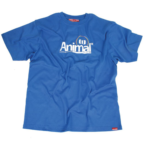 Animal Mens Animal Bura Tee C65 Vivid Blue