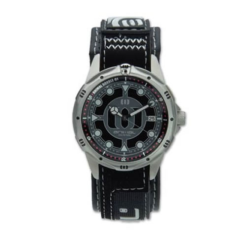 Mens Animal Double O One Watch Black